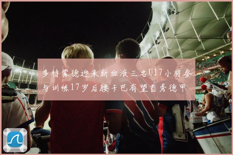 多特蒙德迎来新血液三名U17小将参与训练17岁后腰卡巴有望首秀德甲